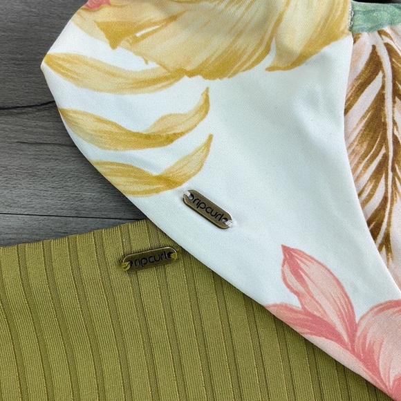 ☀️RIP CURL☀️ LA BONITA REVO CROP PREMIUM SURF CHEEKY PANT BIKINI SET - Picture 16 of 16